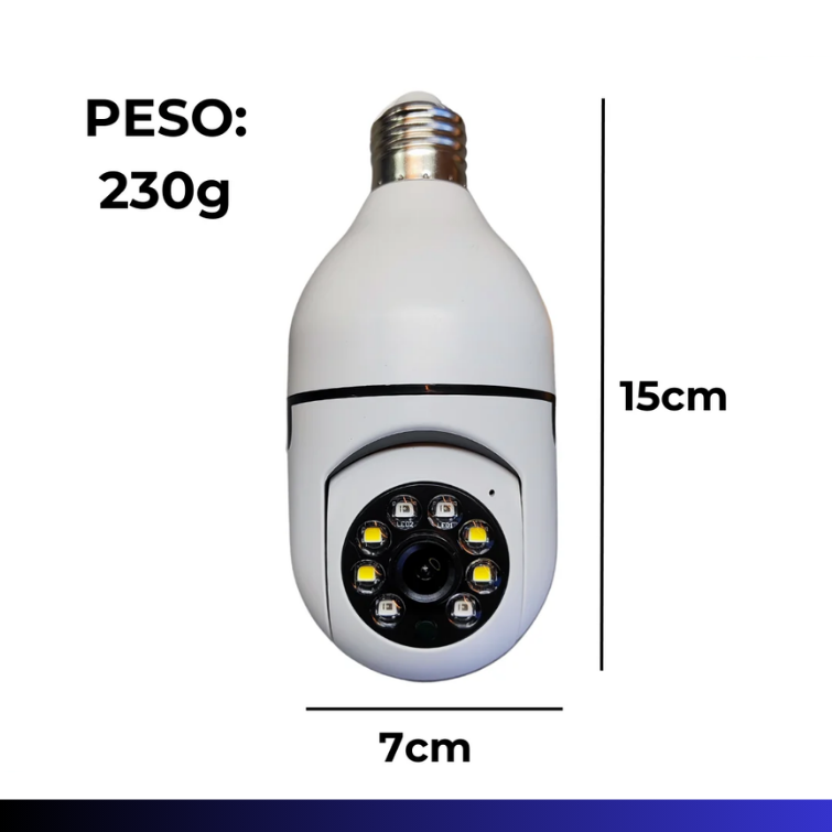 Câmera Giratória 360° Wifi