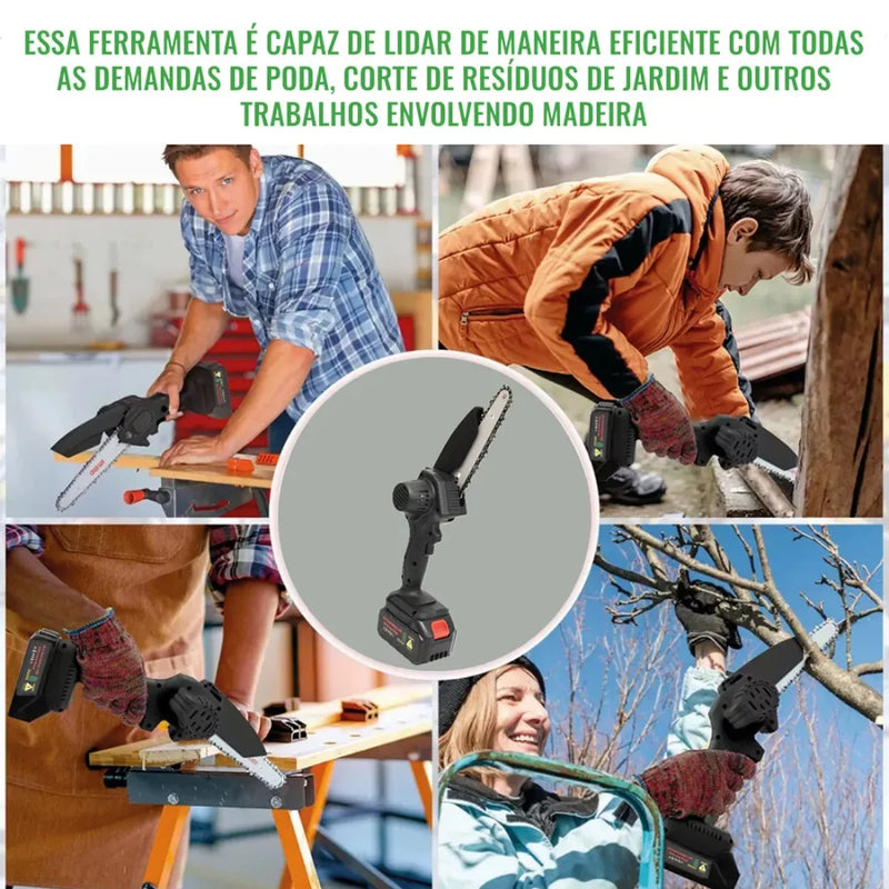 Motosserra Elétrica a Bateria