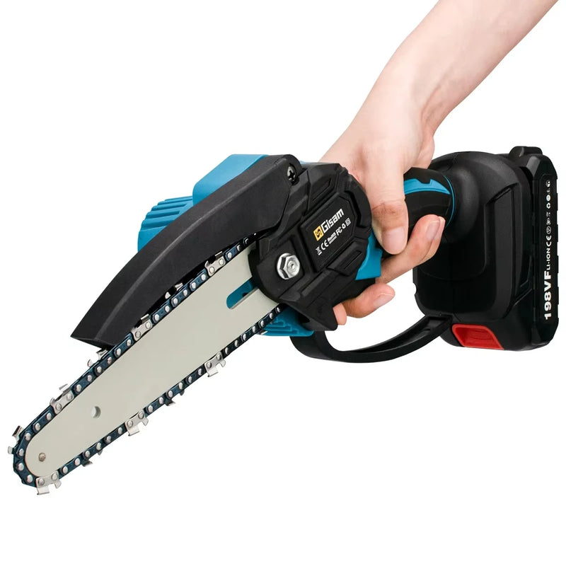 Motosserra Elétrica a Bateria + Brindes