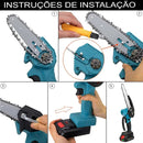 Motosserra Elétrica a Bateria + Brindes